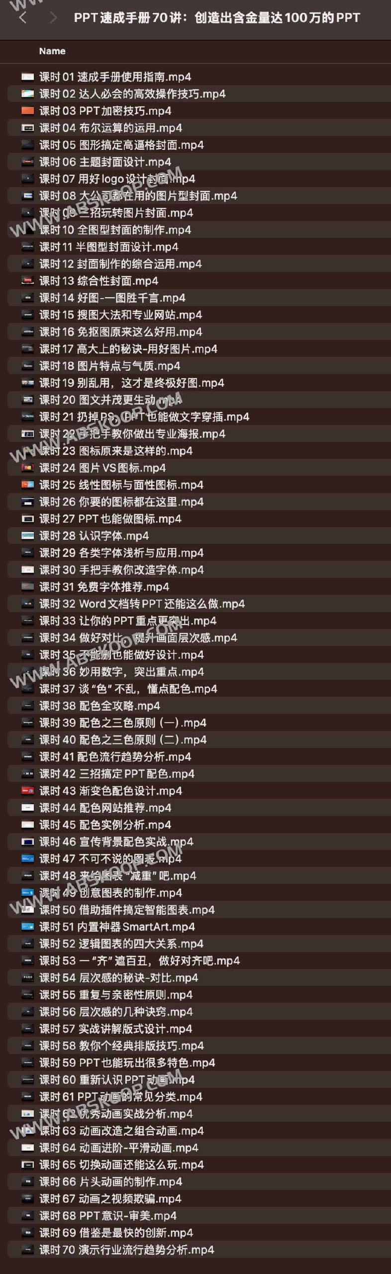 PPT速成手册70讲：创造出含金量达100万的PPT-书籍-学习资料-电子书夸克网盘资源分享