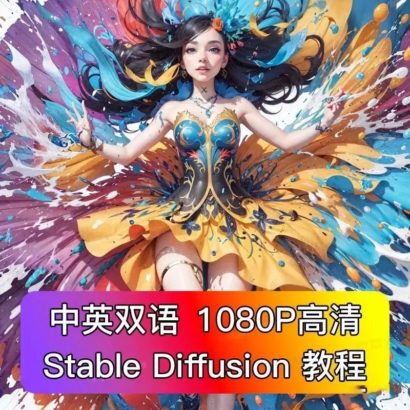 AI绘画Stable Diffusion视频教程-书籍-学习资料-电子书夸克网盘资源分享