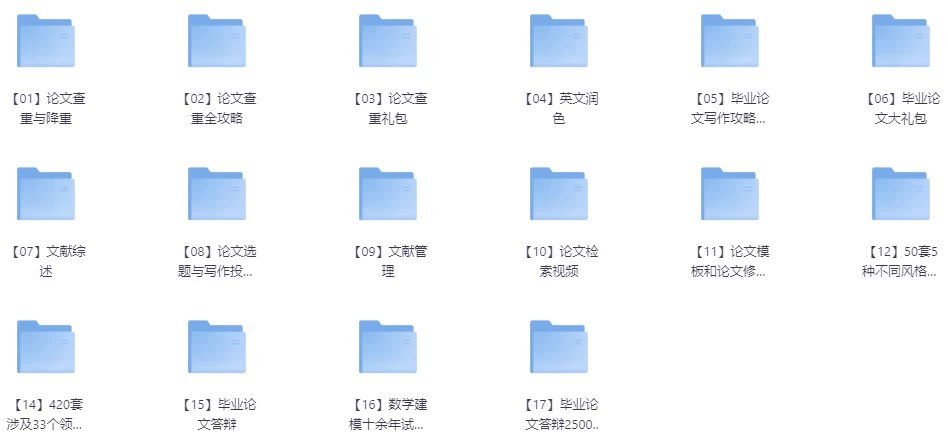 2025毕业论文、毕业答辩精选资料汇总-书籍-学习资料-电子书夸克网盘资源分享