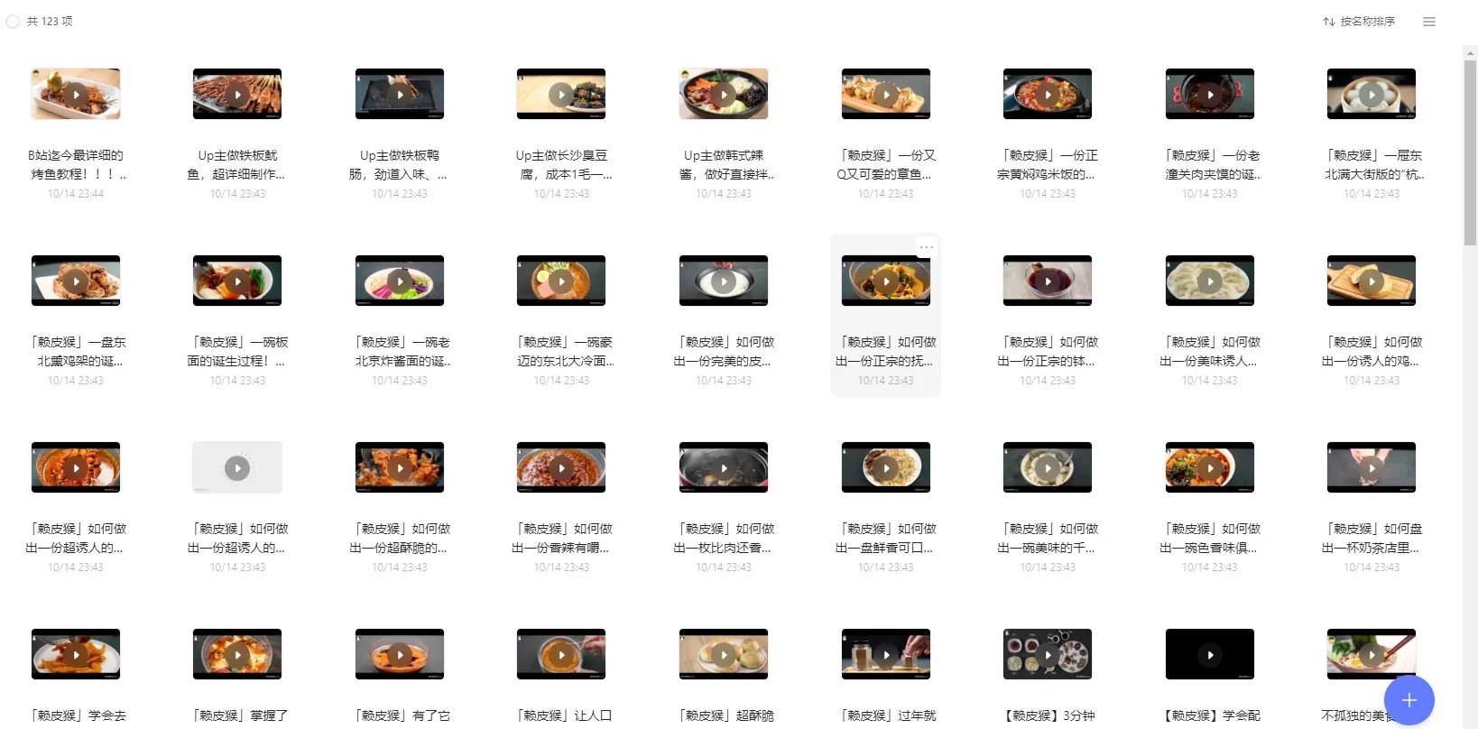 B站癞皮猴全套做菜教学视频-书籍-学习资料-电子书夸克网盘资源分享