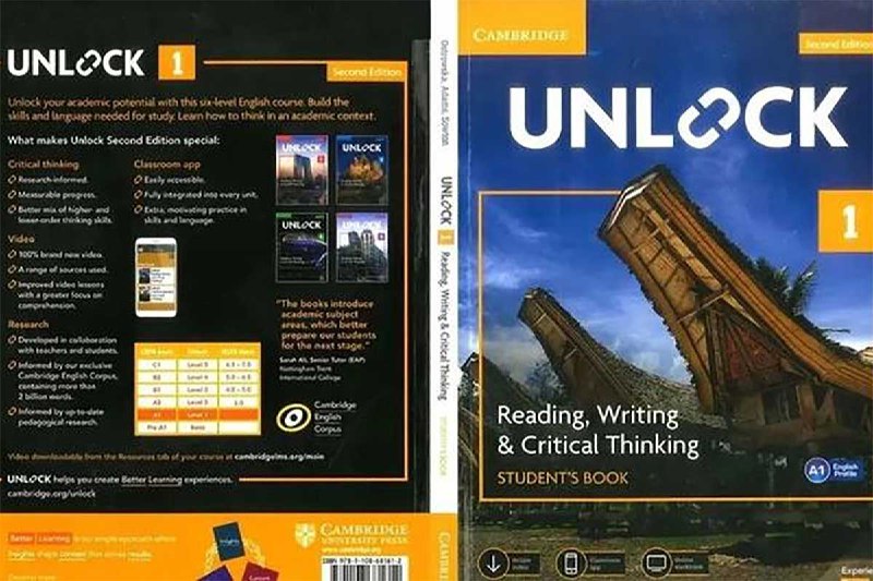 B2060-剑桥顶级教材Unlock 0-5级听说读写 (PDF 视频 音频)-书籍-学习资料-电子书夸克网盘资源分享