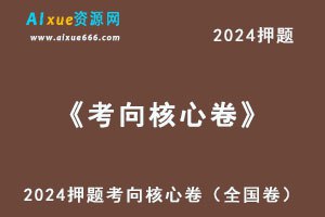 （新高考）2024考向核心卷（九科全）各一套-书籍-学习资料-电子书夸克网盘资源分享