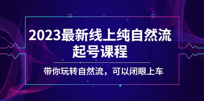 2023最新线上纯自然流起号课程-书籍-学习资料-电子书夸克网盘资源分享
