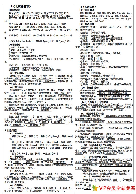 2024春1-6年级下语文:课课贴(可下载打印)-书籍-学习资料-电子书夸克网盘资源分享