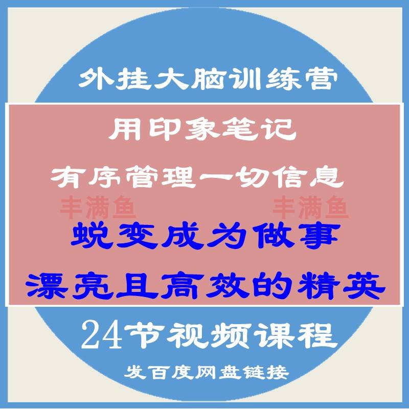 外挂大脑训练营(用印象笔记来管理知识)-书籍-学习资料-电子书夸克网盘资源分享