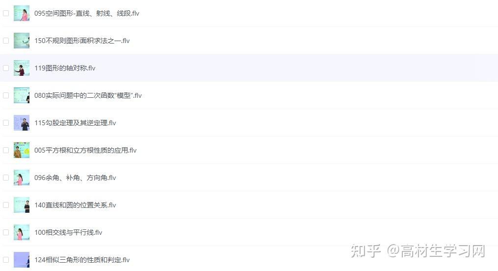 全品学堂 中考数学一轮二轮三轮复习课程-书籍-学习资料-电子书夸克网盘资源分享
