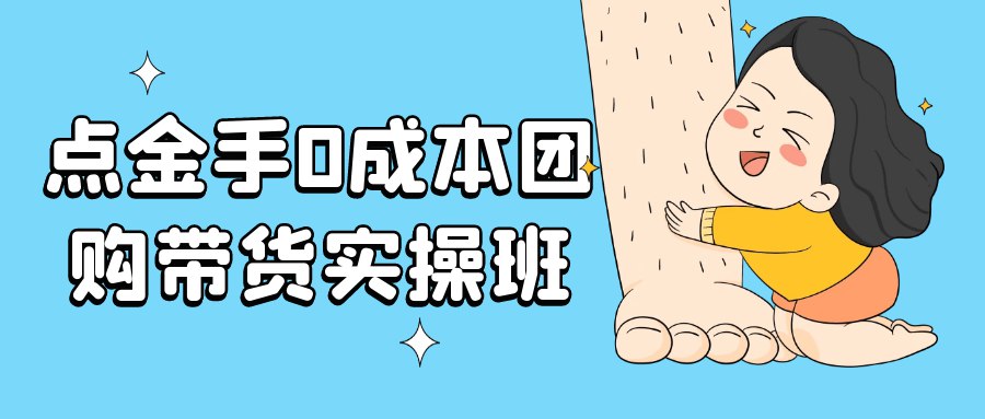 点金手0成本团购带货实操班-书籍-学习资料-电子书夸克网盘资源分享