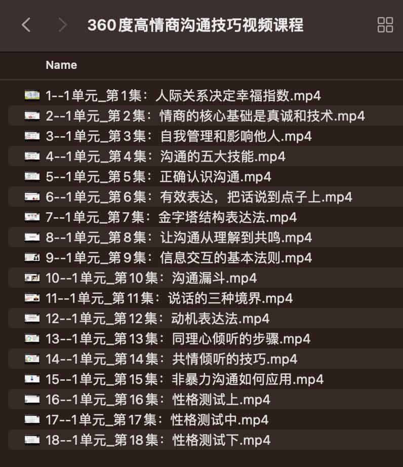 360度高情商沟通技巧视频课程-书籍-学习资料-电子书夸克网盘资源分享