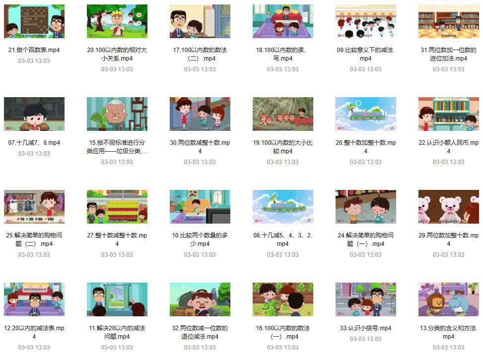 【爱学堂】数学 1~6年级全套视频-书籍-学习资料-电子书夸克网盘资源分享