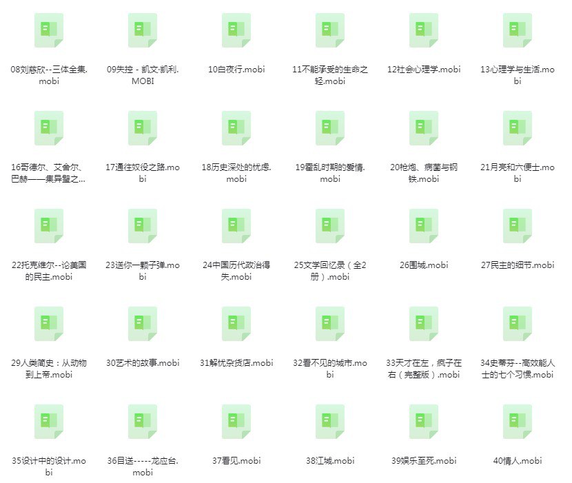 豆瓣读书TOP400合集百科全书式的TOP400[pdf.epub]-书籍-学习资料-电子书夸克网盘资源分享