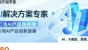 知乎知学堂AI解决方案课程 (附资料)-书籍-学习资料-电子书夸克网盘资源分享