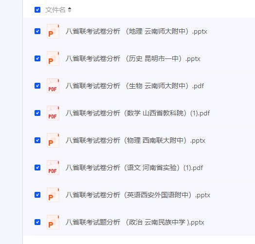 2025高考 八省联考试题分析大全套[pptx]-书籍-学习资料-电子书夸克网盘资源分享