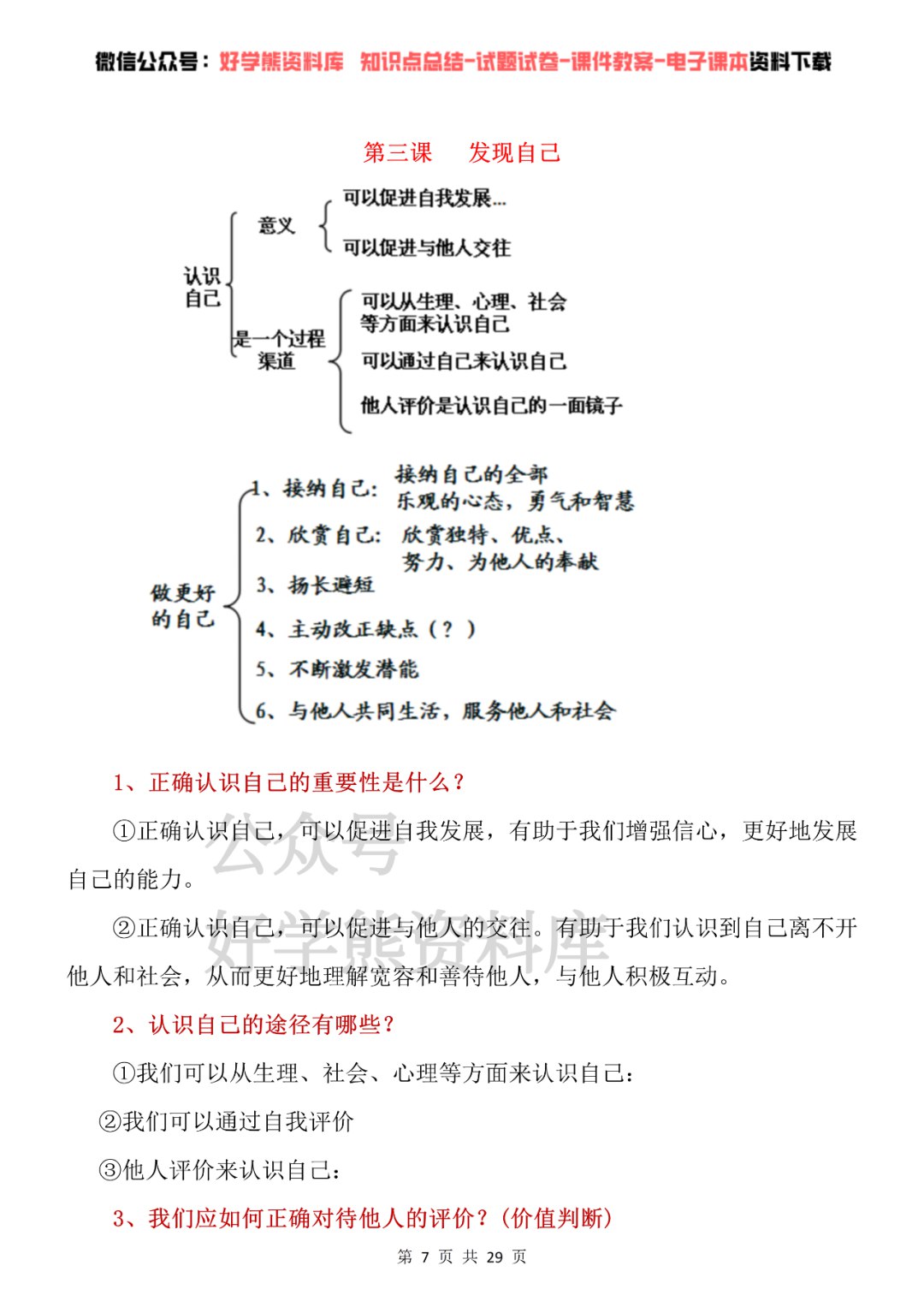 初中道法上册 名师测控 课件、教案、教务储备-书籍-学习资料-电子书夸克网盘资源分享