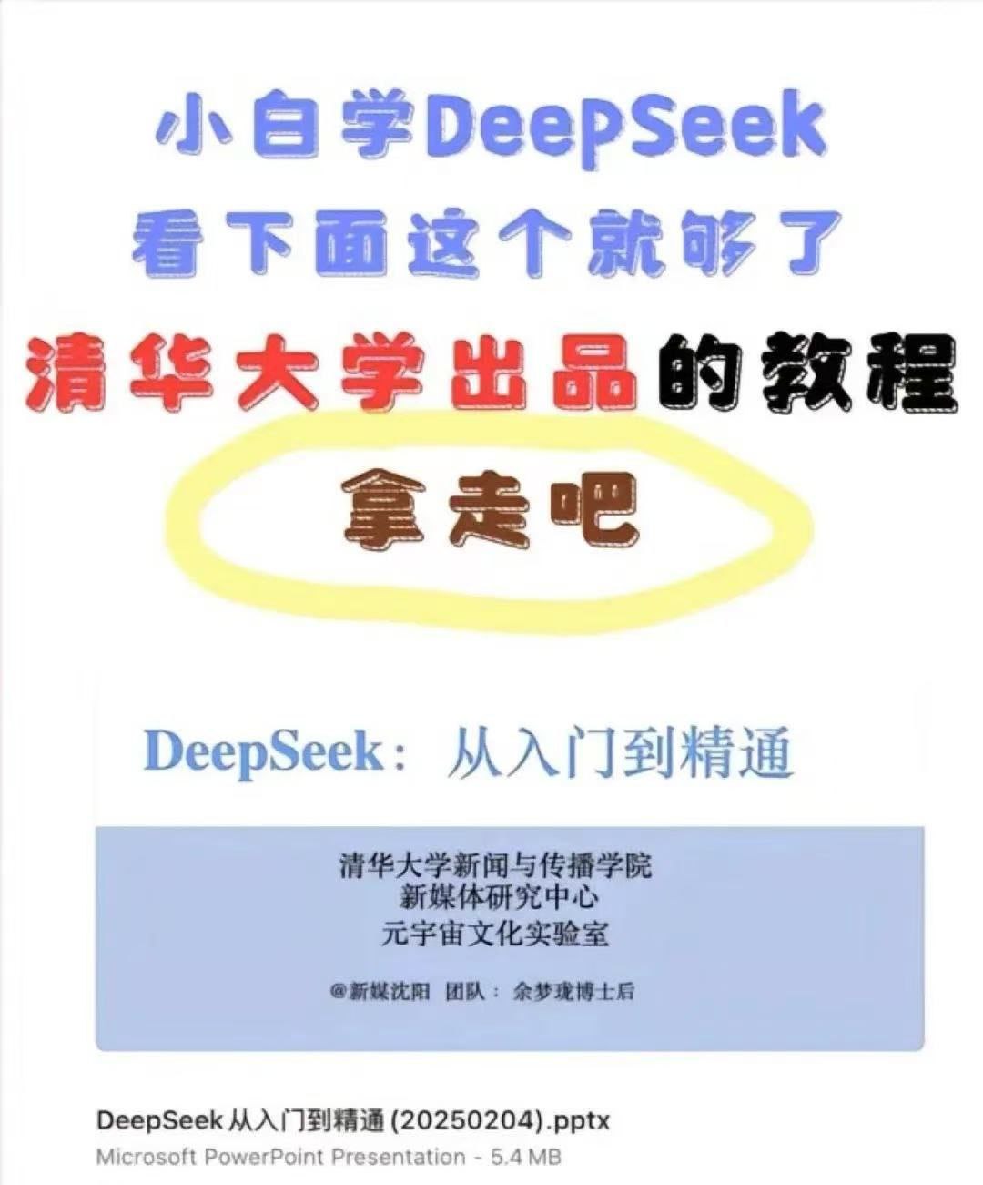 deepseek入门手册-书籍-学习资料-电子书夸克网盘资源分享