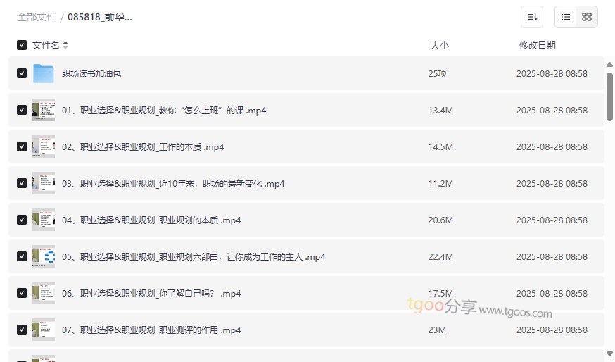 前华为总监潘有义职场实战课-教你上班的课-书籍-学习资料-电子书夸克网盘资源分享