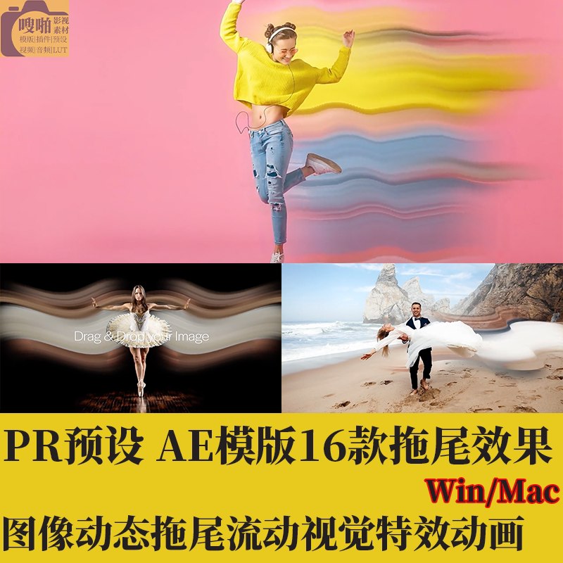 AEPR模板图像拖尾流动视觉特效动画PhotoStorm Animator-书籍-学习资料-电子书夸克网盘资源分享