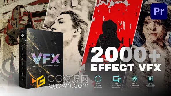 PR脚本140种视觉特效预设 Effects_Visualizer-书籍-学习资料-电子书夸克网盘资源分享