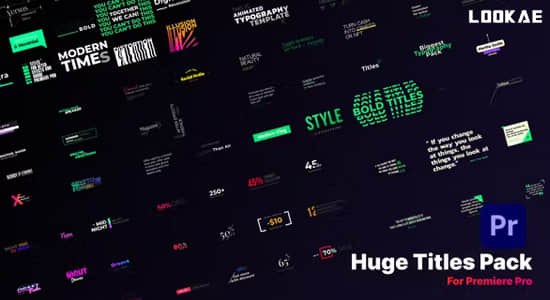 100种现代时尚字幕条标题动画41898400-书籍-学习资料-电子书夸克网盘资源分享