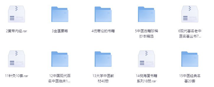 《中医电子书书单（4000册） 》-书籍-学习资料-电子书夸克网盘资源分享