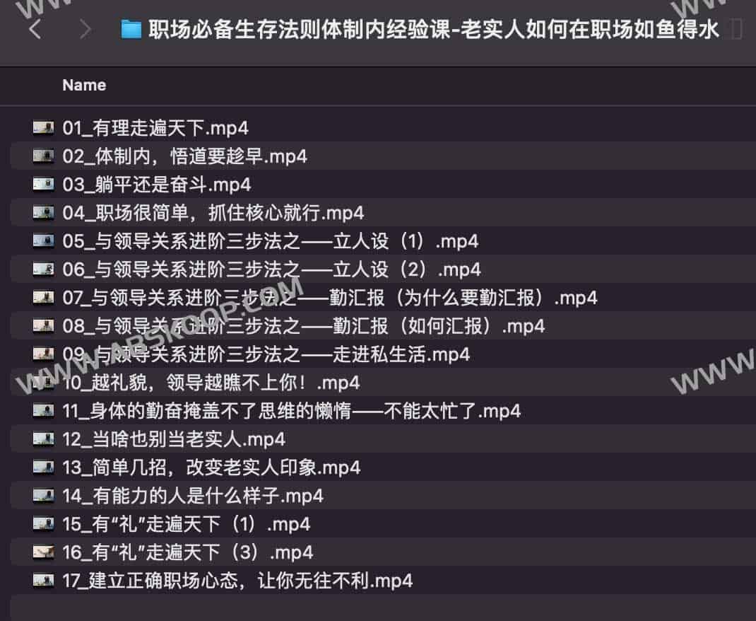 《职场必备生存法则体制内经验课-老实人如何在职场如鱼得水 》-书籍-学习资料-电子书夸克网盘资源分享