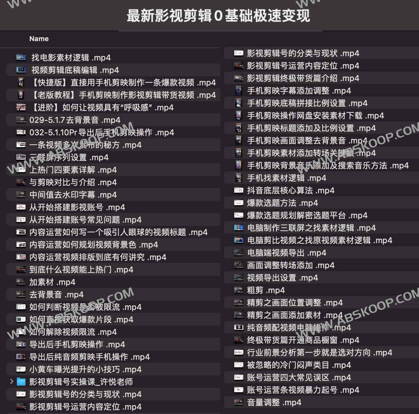 《最新影视剪辑0基础极速变现 》-书籍-学习资料-电子书夸克网盘资源分享