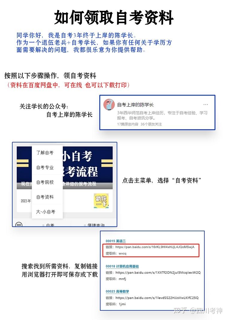 《自考资料 》-书籍-学习资料-电子书夸克网盘资源分享