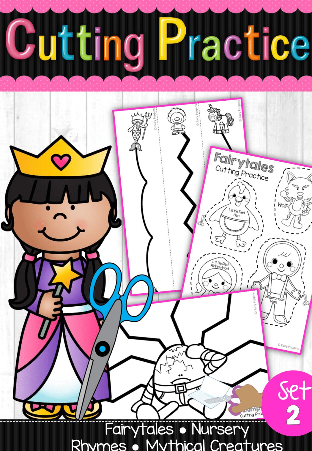 《幼儿词卡剪纸练习册Cutting Practice Bundle 》-书籍-学习资料-电子书夸克网盘资源分享