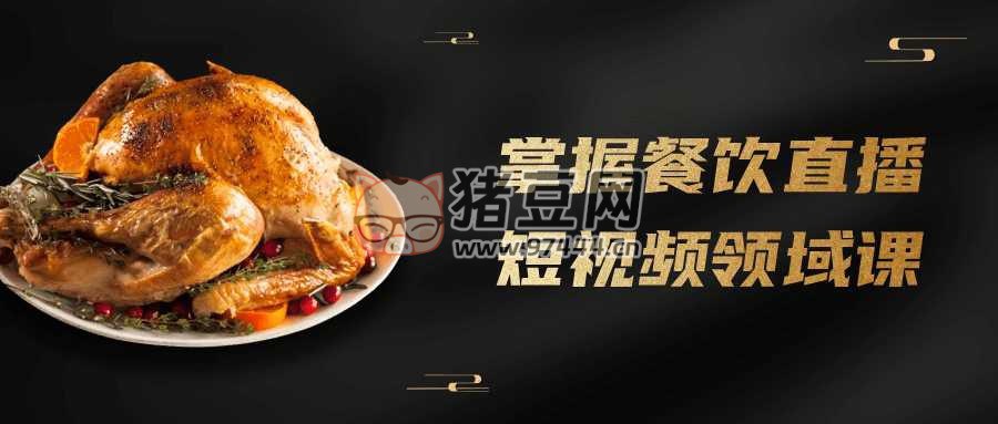 《掌握餐饮直播短视频领域课 》-书籍-学习资料-电子书夸克网盘资源分享