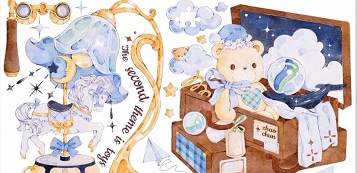 《昭春落日iPad水彩胶带第2期 》-书籍-学习资料-电子书夸克网盘资源分享