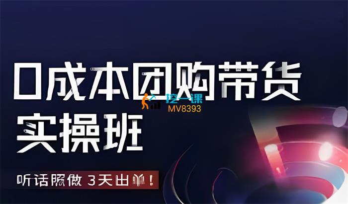 《点金手0成本团购带货实操班 》-书籍-学习资料-电子书夸克网盘资源分享