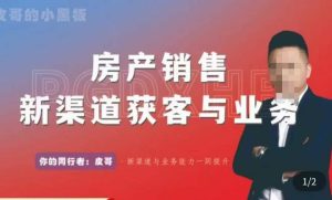 《打造房产销售新渠道获客与业务 》-书籍-学习资料-电子书夸克网盘资源分享