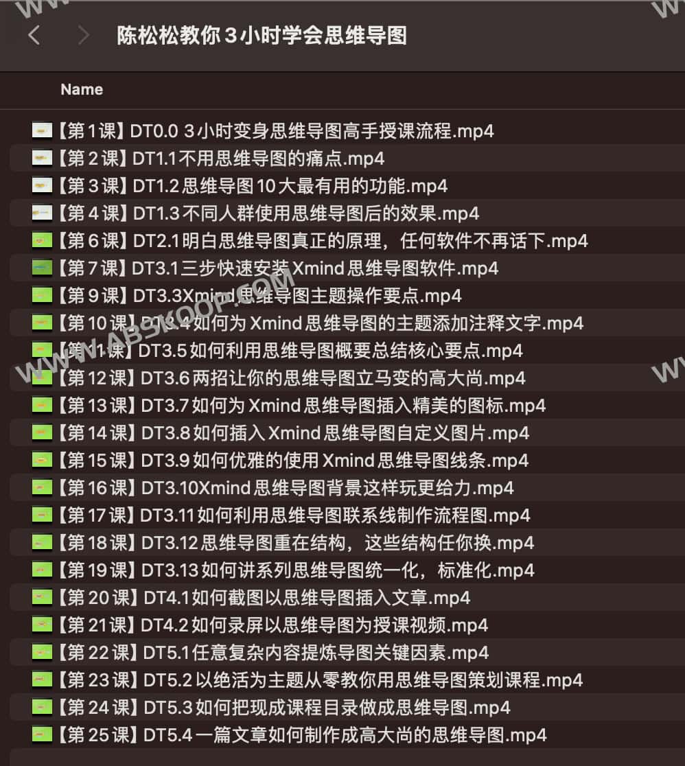 《陈松松教你3小时学会思维导图 》-书籍-学习资料-电子书夸克网盘资源分享