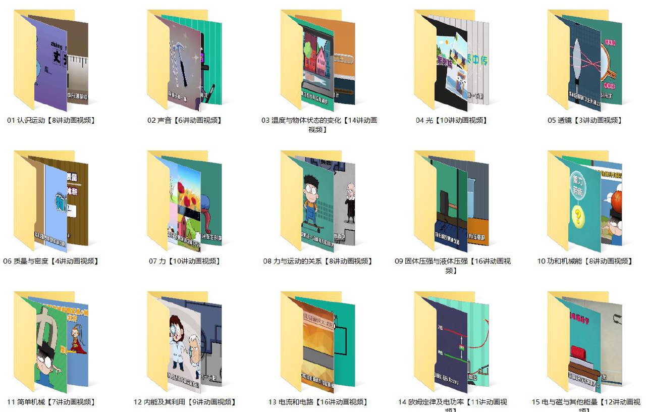 《初中爆笑物理全套144集 》-书籍-学习资料-电子书夸克网盘资源分享