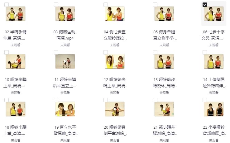 《塑身操全集 》-书籍-学习资料-电子书夸克网盘资源分享