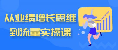 从业绩增长思维到流量实操课-书籍-学习资料-电子书夸克网盘资源分享