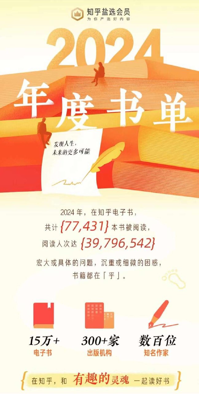 2024年度书单 (知乎版)-书籍-学习资料-电子书夸克网盘资源分享