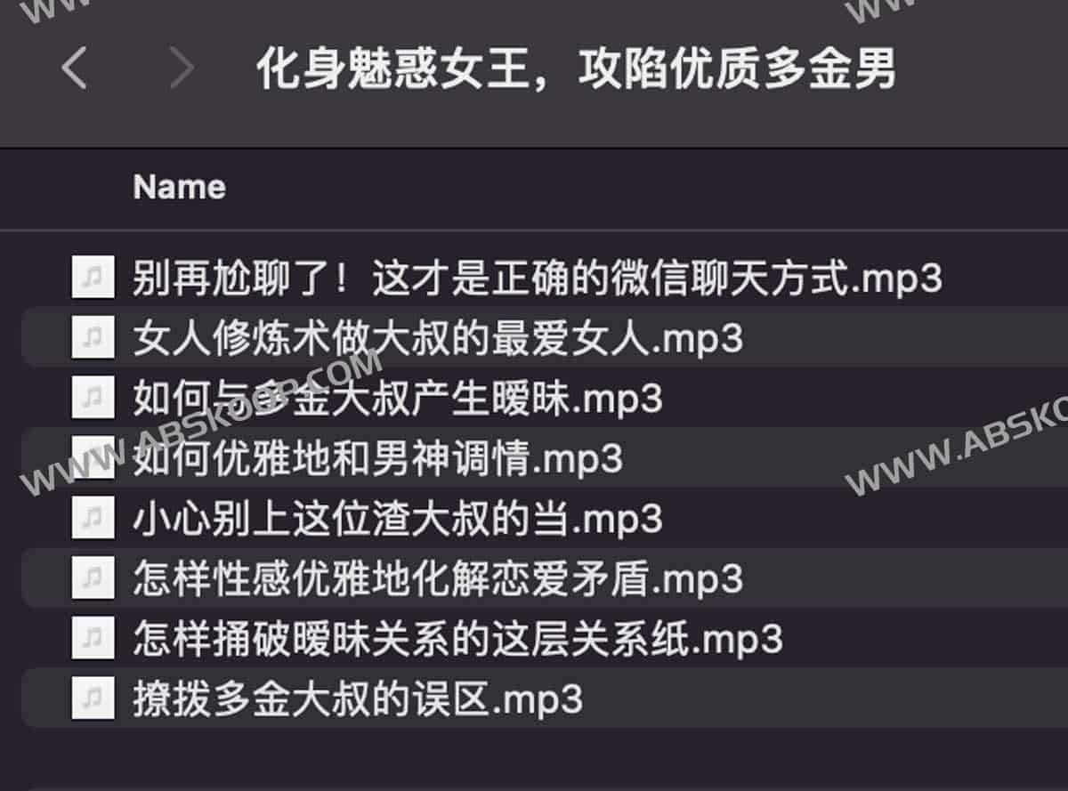 化身魅惑女王，攻陷优质多金男-书籍-学习资料-电子书夸克网盘资源分享