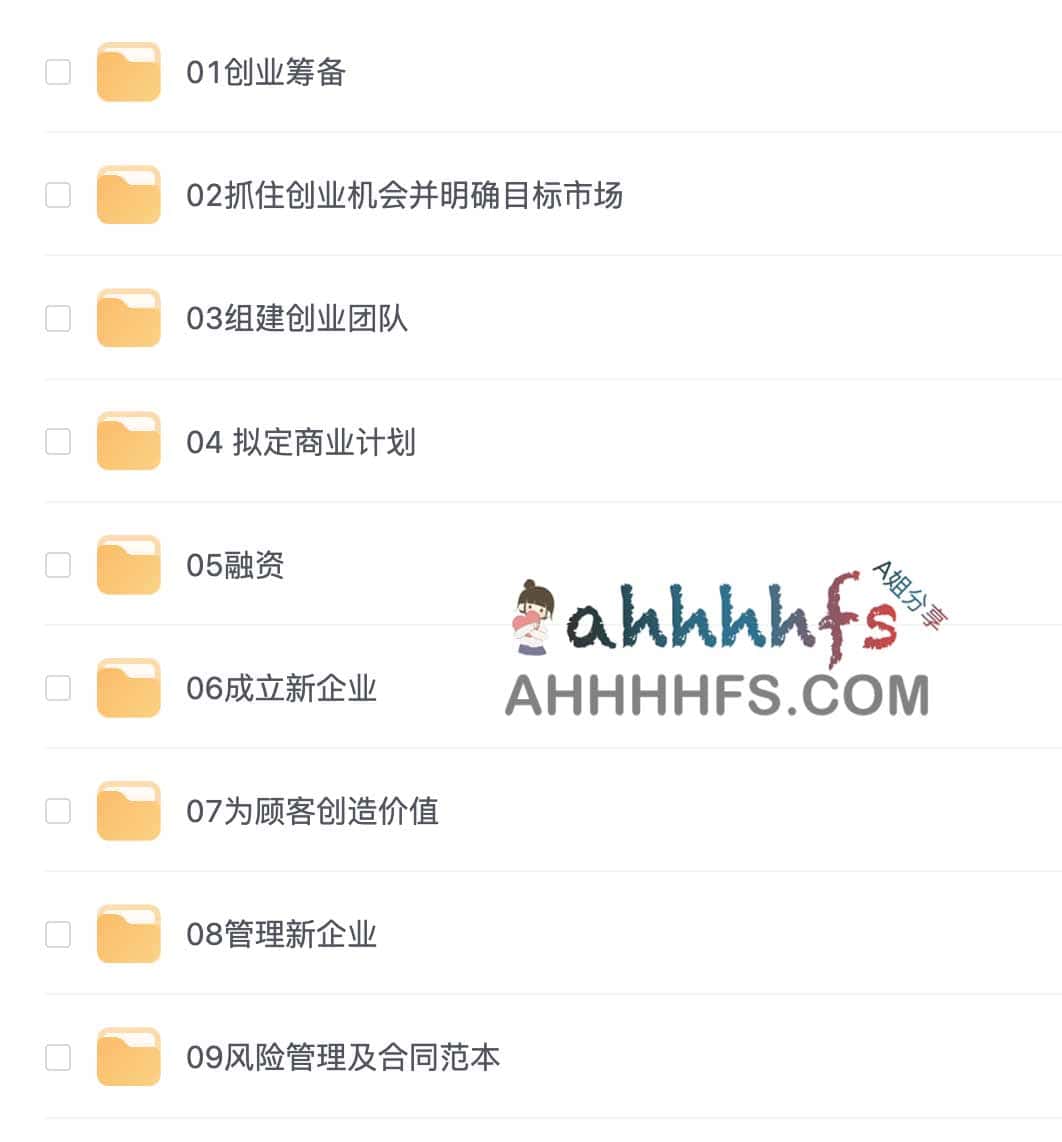 创业必备手册资料大全-书籍-学习资料-电子书夸克网盘资源分享