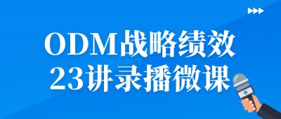 ODM战略绩效23讲录播微课-书籍-学习资料-电子书夸克网盘资源分享