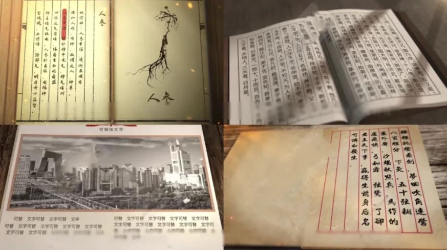 AE模-50套板翻书翻页历史人物回顾 宣传片必备-书籍-学习资料-电子书夸克网盘资源分享