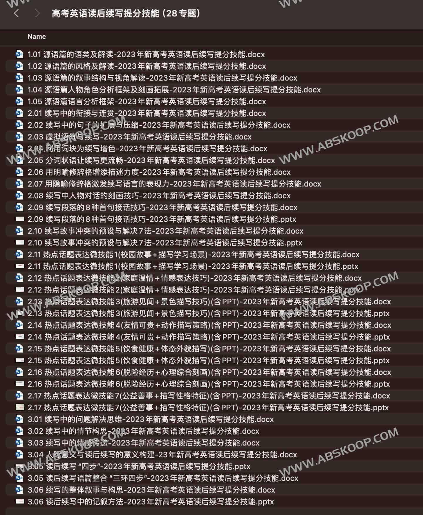 《高考英语读后续写提分技能（28 专题）》-书籍-学习资料-电子书夸克网盘资源分享