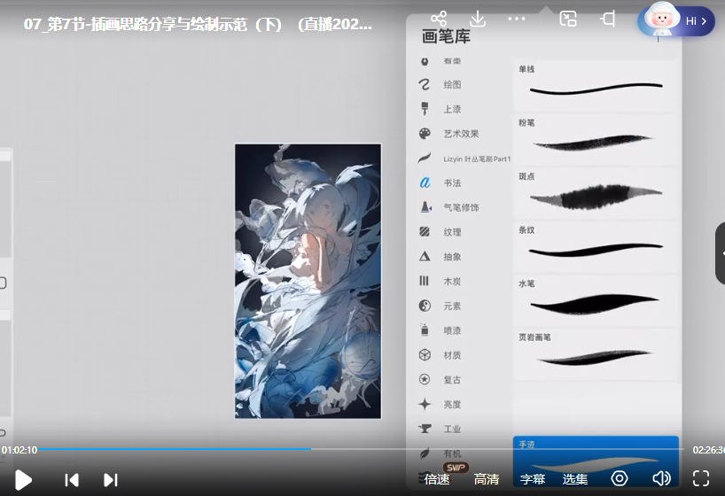 《Glutton – 2023年ipad精美日系少女插画班》-书籍-学习资料-电子书夸克网盘资源分享