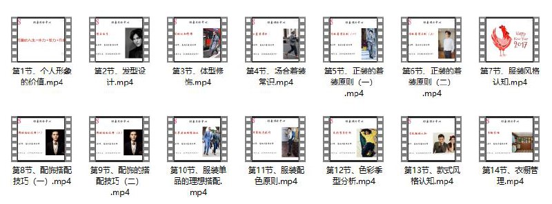 《OS男士形象VIP班》-书籍-学习资料-电子书夸克网盘资源分享