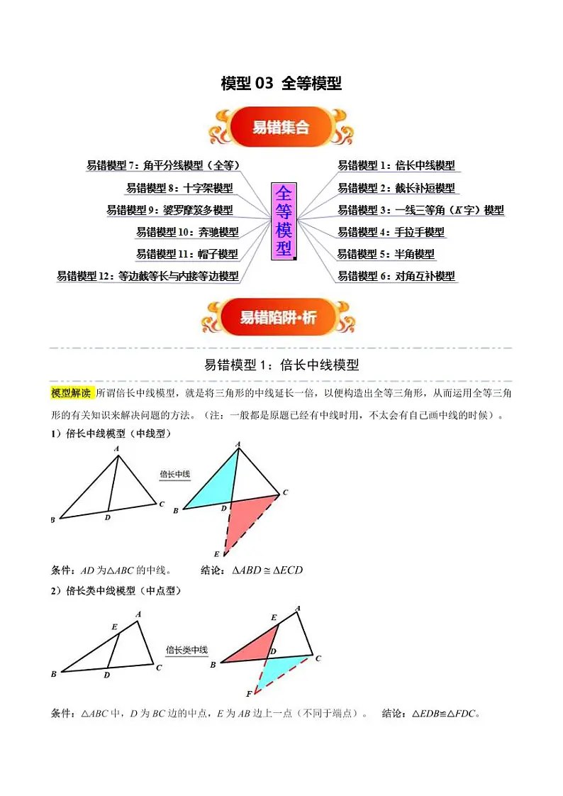 《【易错题】2025年中考考试易错题分析+举一反三数学(全国通用)》-书籍-学习资料-电子书夸克网盘资源分享