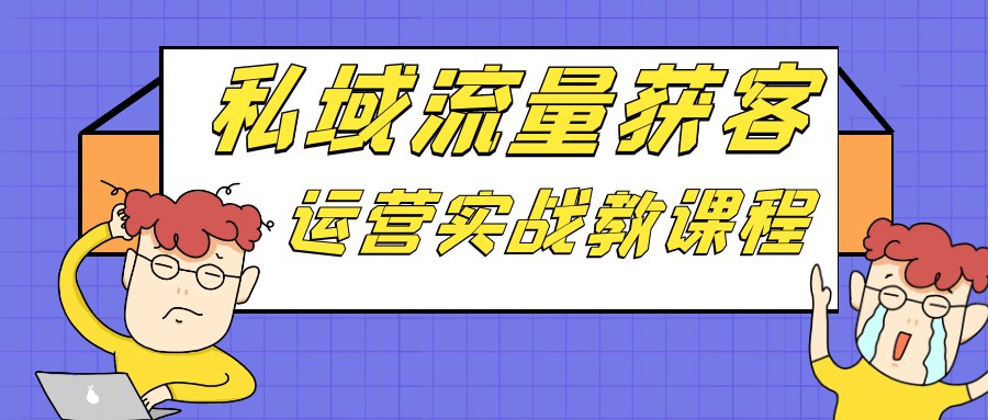 《私域流量获客与运营策略精讲实战课程 》-书籍-学习资料-电子书夸克网盘资源分享