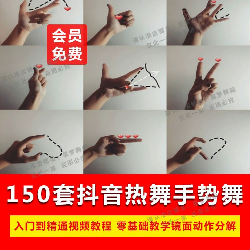 《抖音手势舞教程零基础学热门舞蹈》-书籍-学习资料-电子书夸克网盘资源分享