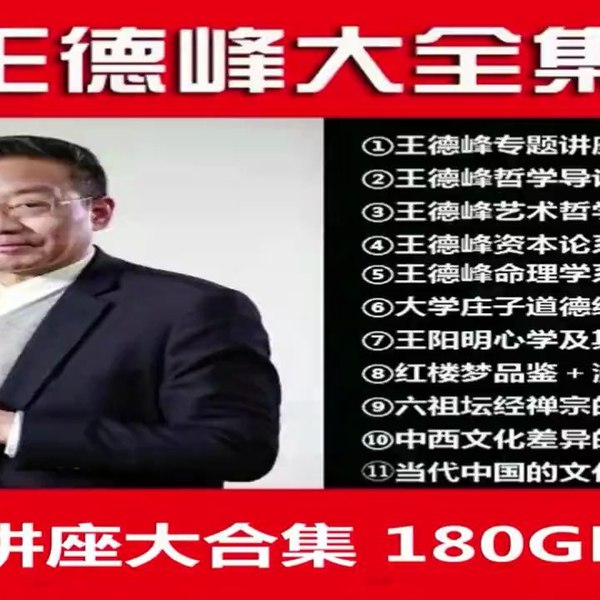 王德峰教授讲座-书籍-学习资料-电子书夸克网盘资源分享