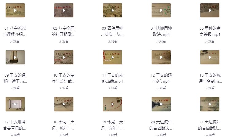 简易八字入门版+大师版-书籍-学习资料-电子书夸克网盘资源分享