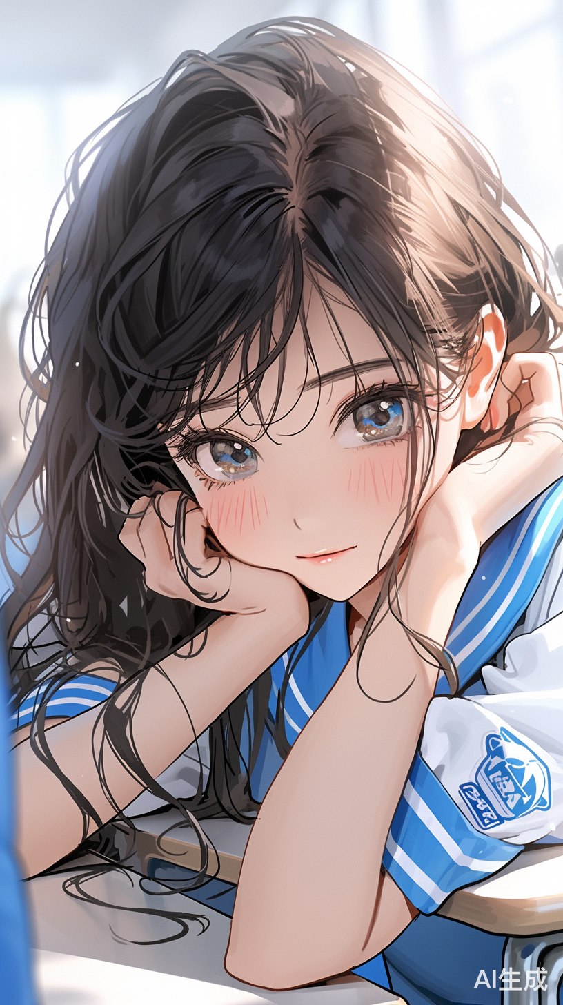 六桥水彩风可爱少女立绘-书籍-学习资料-电子书夸克网盘资源分享