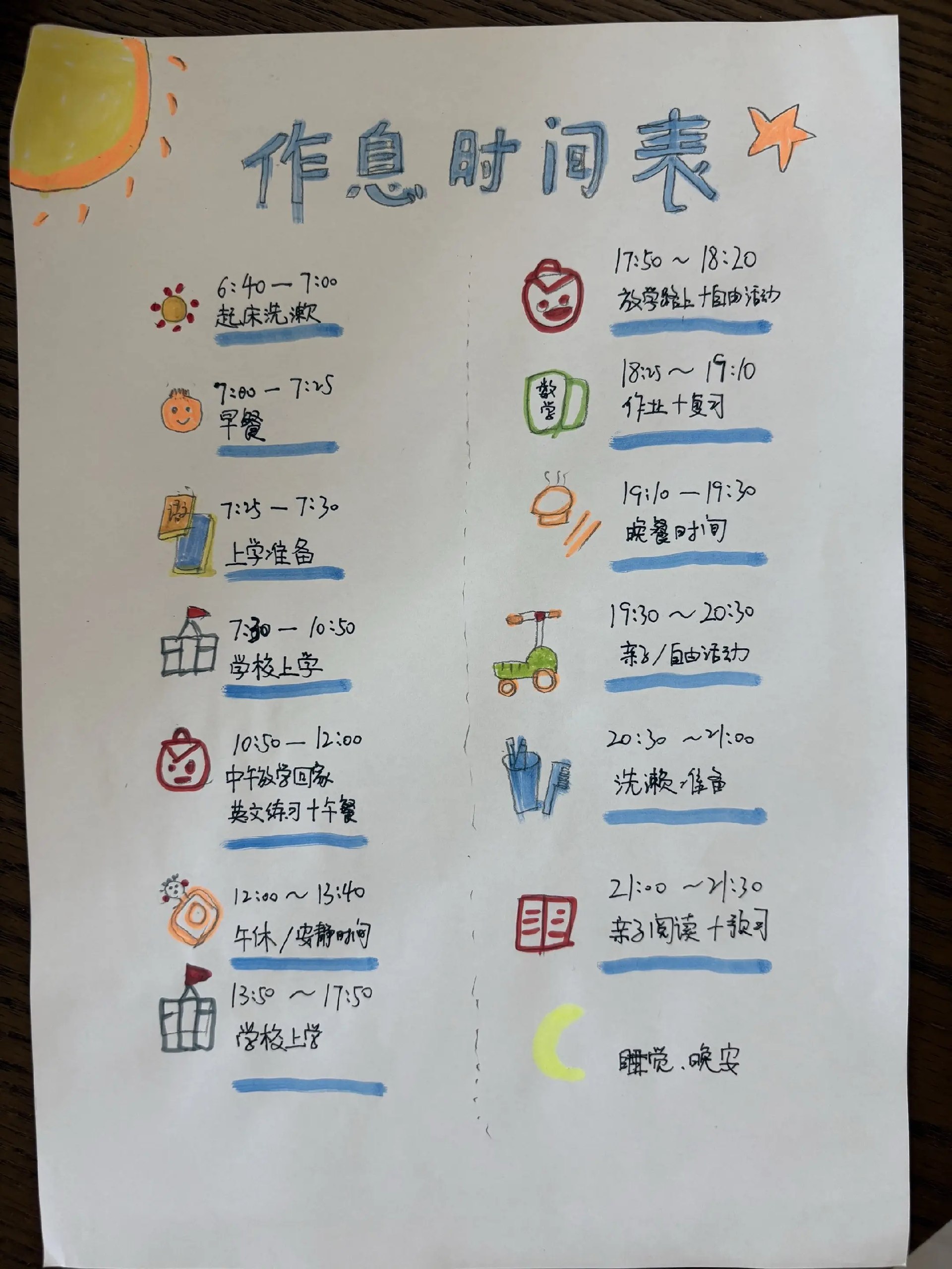 儿童时间管理工具表格-书籍-学习资料-电子书夸克网盘资源分享